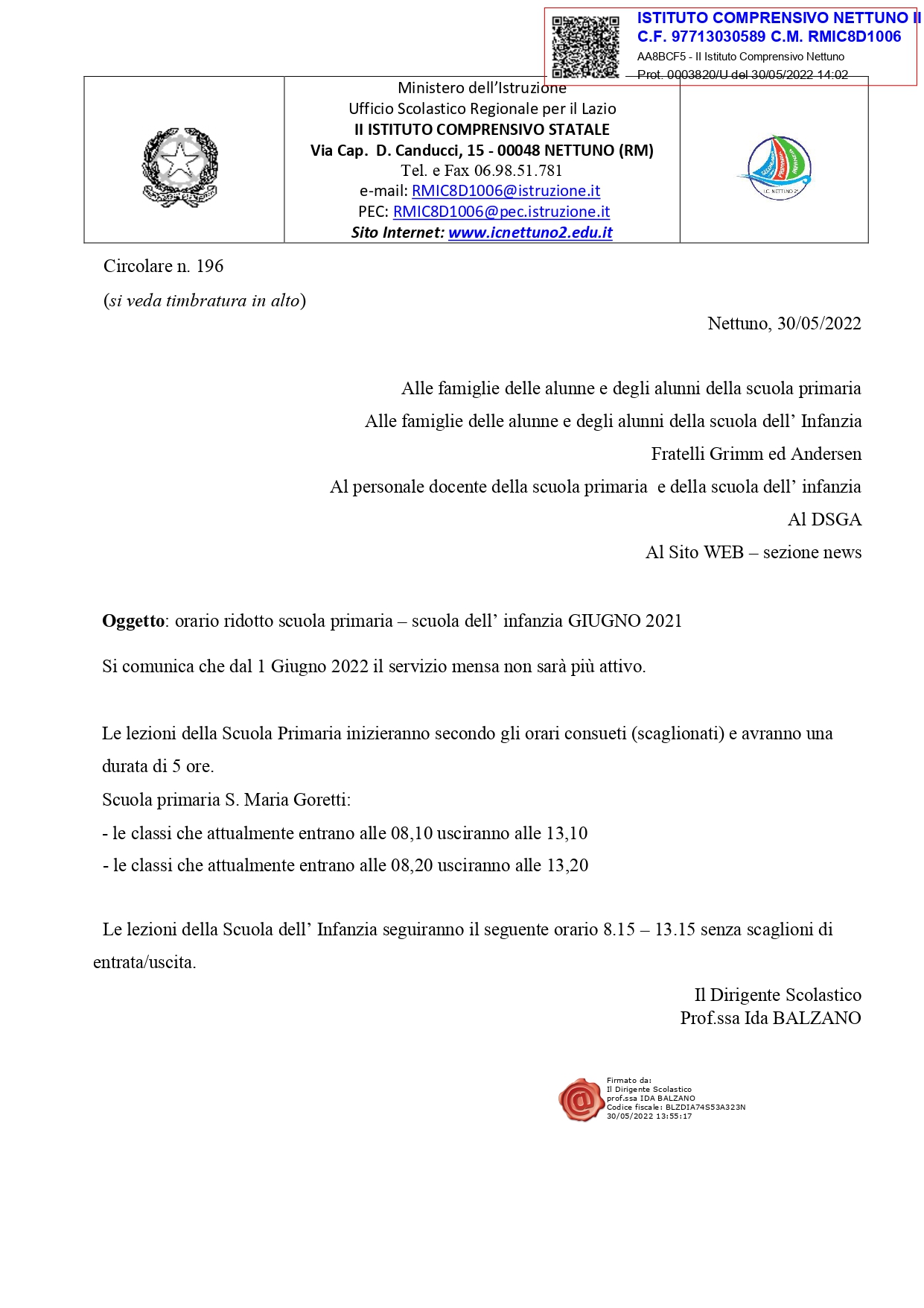 Circ. 196 - orario_ridotto_scuola_primaria_–_scuola_dell_infanzia_GIUGNO_2021.pdf.pades_page-0001.jpg
