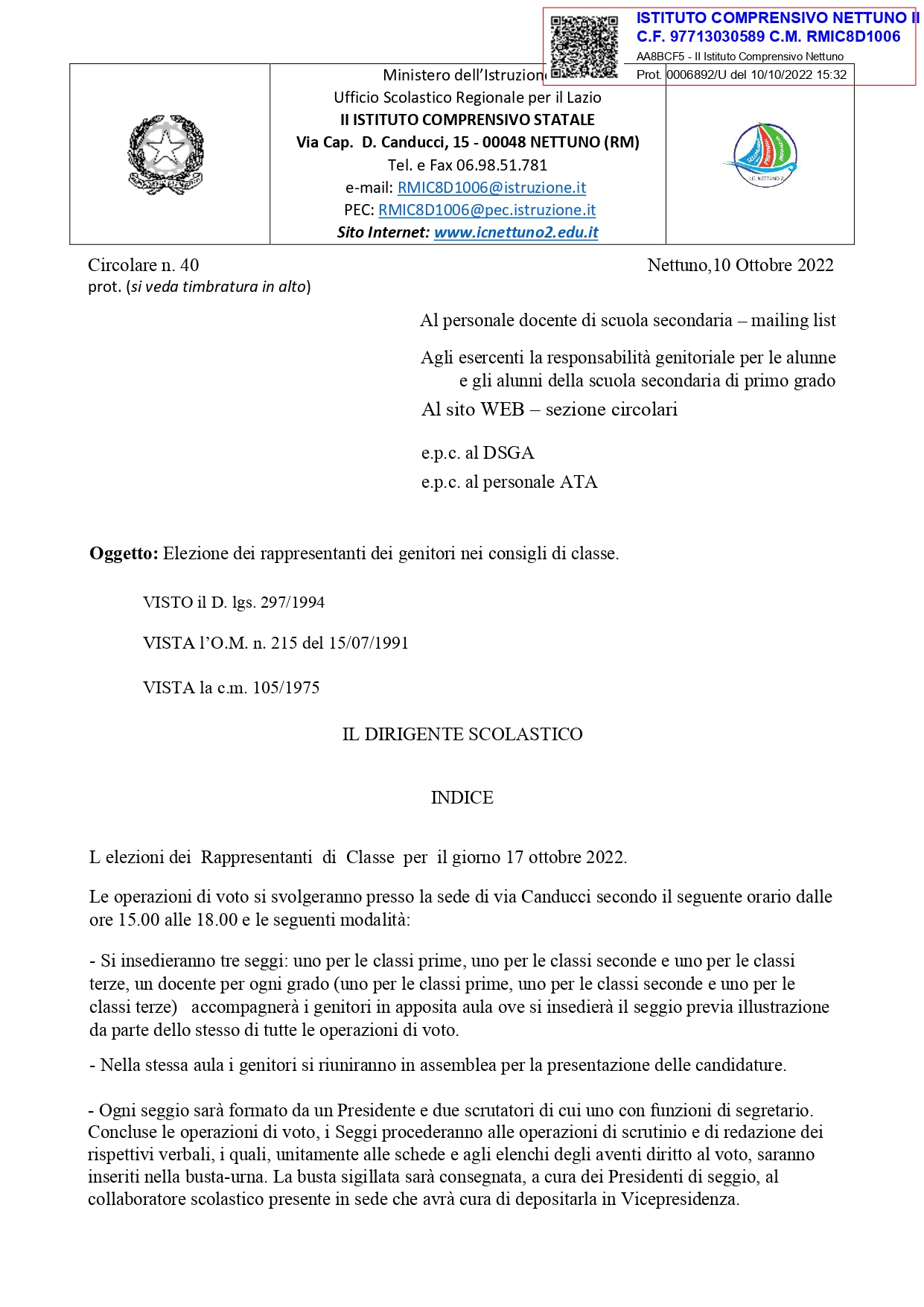 Circ. 40 Elezione dei rappresentanti dei genitori nei consigli di classe_page-0001.jpg